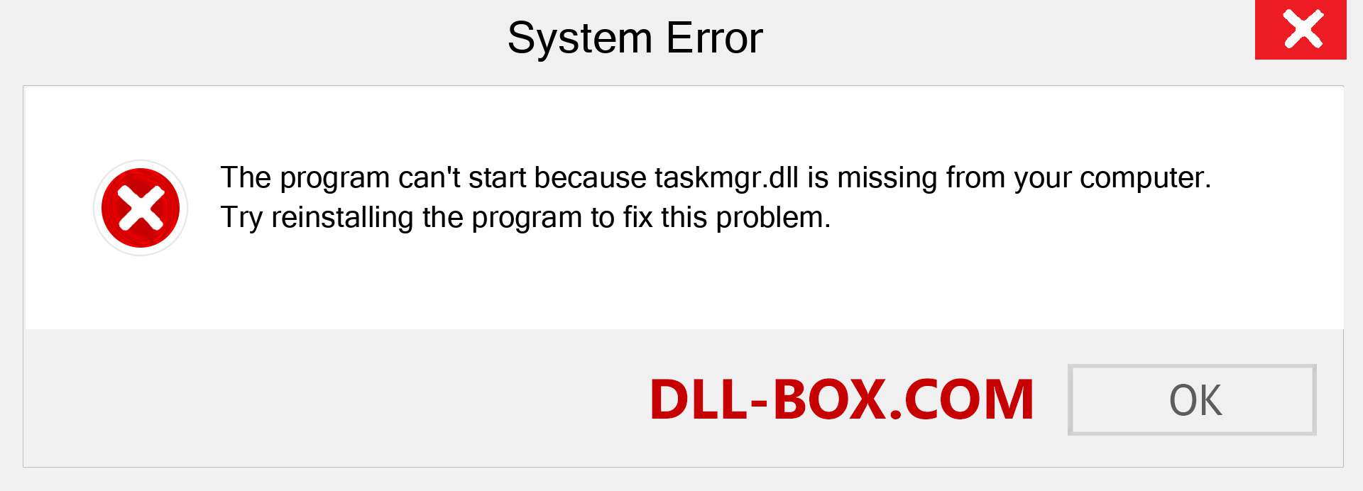  taskmgr.dll file is missing?. Download for Windows 7, 8, 10 - Fix  taskmgr dll Missing Error on Windows, photos, images